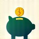 Financial advisory icon - piggy bank