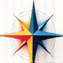 Strategy consulting icon - compass